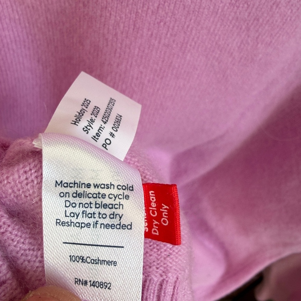 Marine Layer Cashmere Sweater with Patch - Picture 9 of 9
